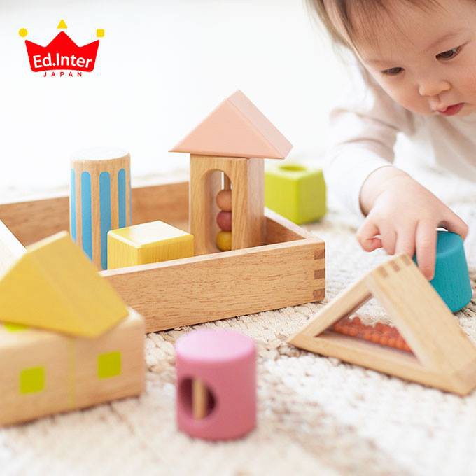 Bộ quà biếu cao cấp tặng con sếp, quà biếu thông minh bằng gỗ hàng Montessori