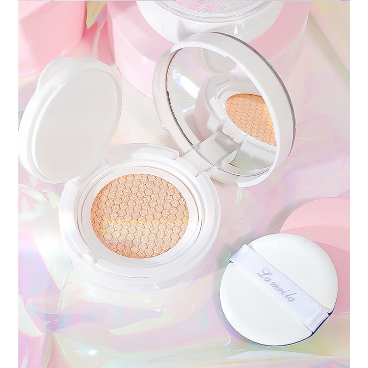 Phấn nước nền Lameila BB cream air cushion với khả năng che phủ hoàn hảo giúp che phủ tốt các khuyết điểm trên da. | BigBuy360 - bigbuy360.vn