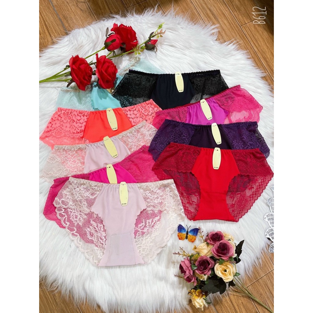 SET 10 QUẦN LÓT NỮ SU PHỐI REN | BigBuy360 - bigbuy360.vn