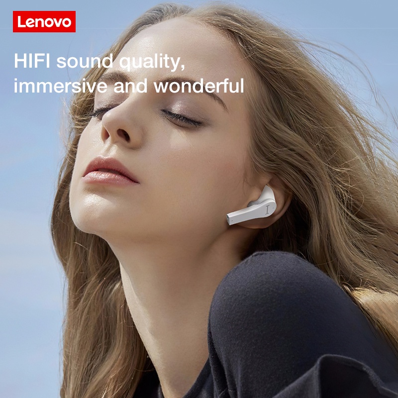Tai nghe nhét tai không dây bluetooth Lenovo QT82 TWS 2022 giảm tiếng ồn thời trang