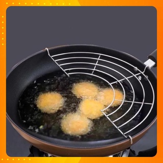 VỈ GÁC CHẢO CHIÊN DÁN DẦU MỠ LOẠI DÀY BẰNG INOX HÀNG MỚI