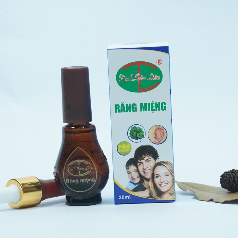 ( COMBO 3 PHẦN QUÀ ) 2 Tinh Dầu Răng Miệng Dạ Thảo Liên - Da Thao Lien Sâu Răng Hôi Miệng 20ml