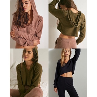 Áo Hoodie Phong Cách Đô Thị Maya Waffle
