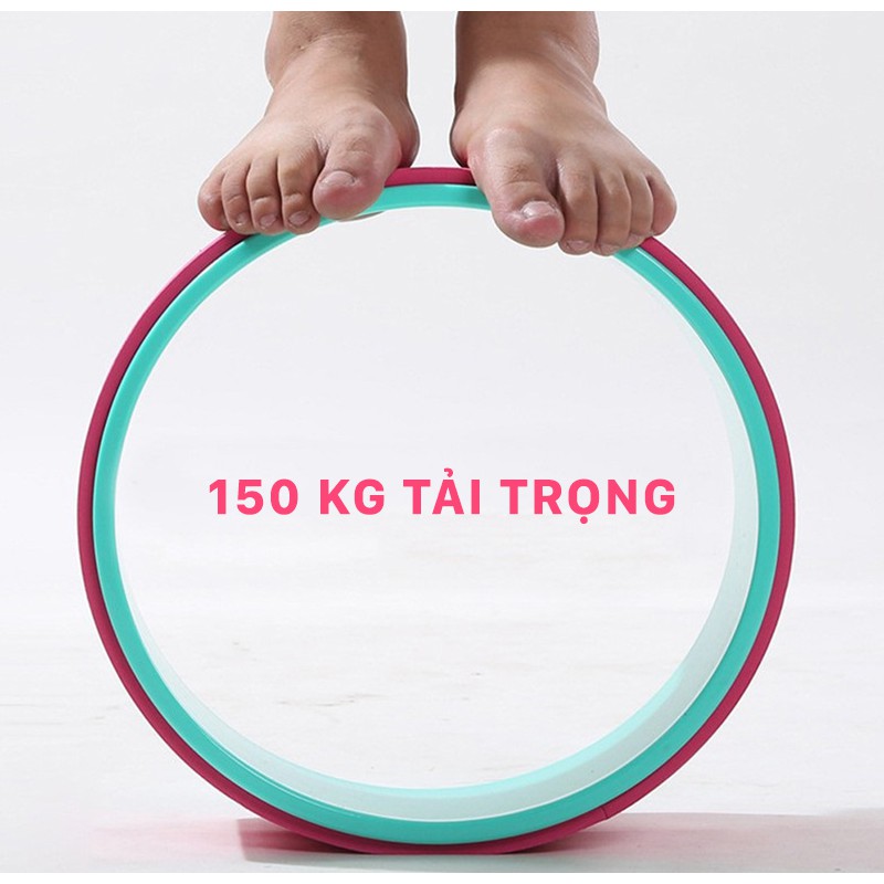 Vòng Tập Yoga Cao Cấp - Yoga QG, Chất Liệu TPE, Kích Thước 32x32x15cm, Chịu Lực 150kg, Đa Năng Kết Hợp Với Mọi Bài Tập