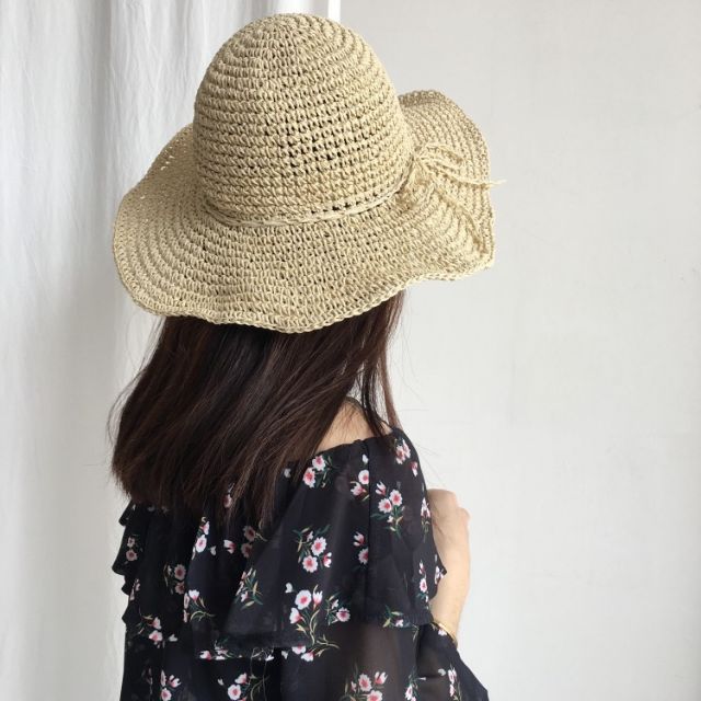 Mũ cói cao cấp siêu đẹp