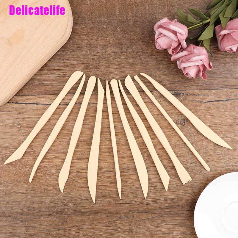 1 bộ dụng cụ tạo hình đất sét polymer bằng nhựa
