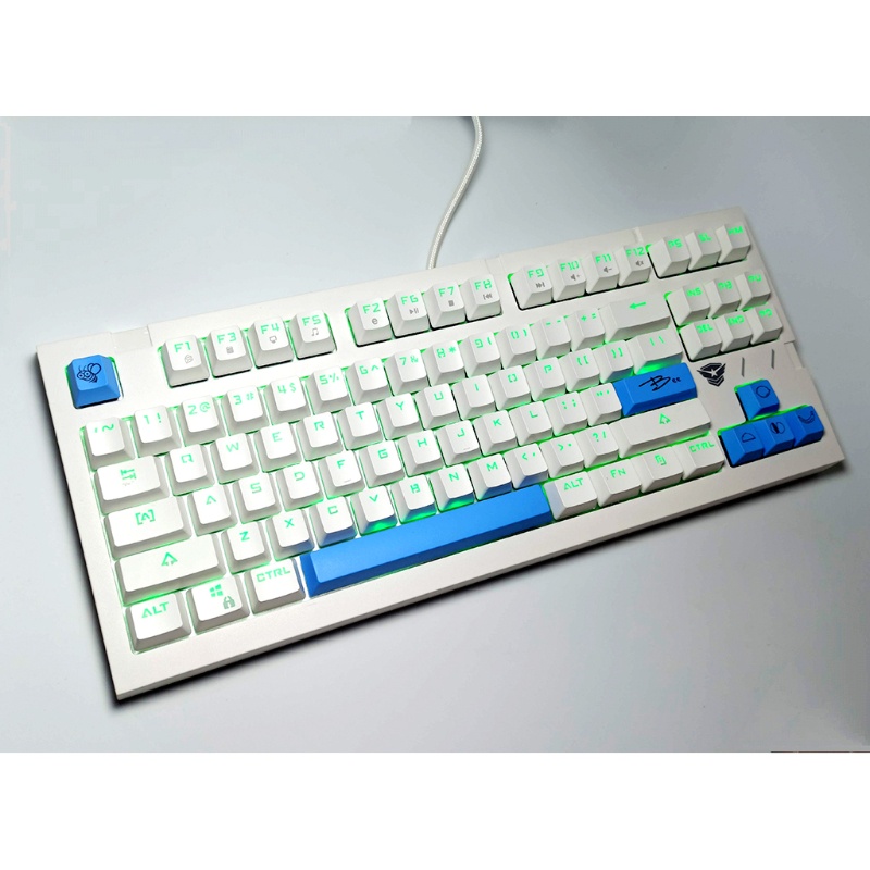 Nắp Đậy Bàn Phím Cơ NERV 7 Nút PBT Nhuộm Màu Mật Ong XDA Cho Cherry Mx 6 25U