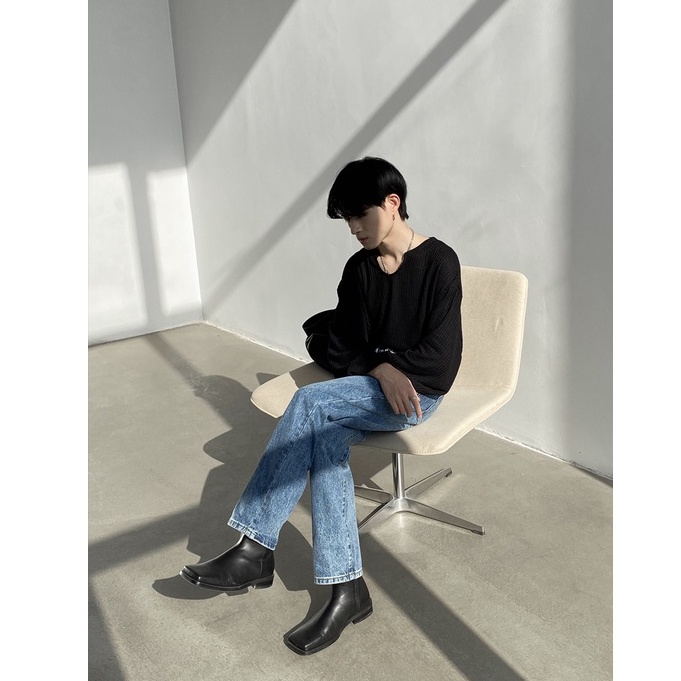 Áo phông nam dáng rộng thời trang cho cả nam và nữ áo thun tay dài korean youth fashion áo thun dệt kim tay dài ；áo dài tay nam v-neck áo dài tay unisex áo bóng chày