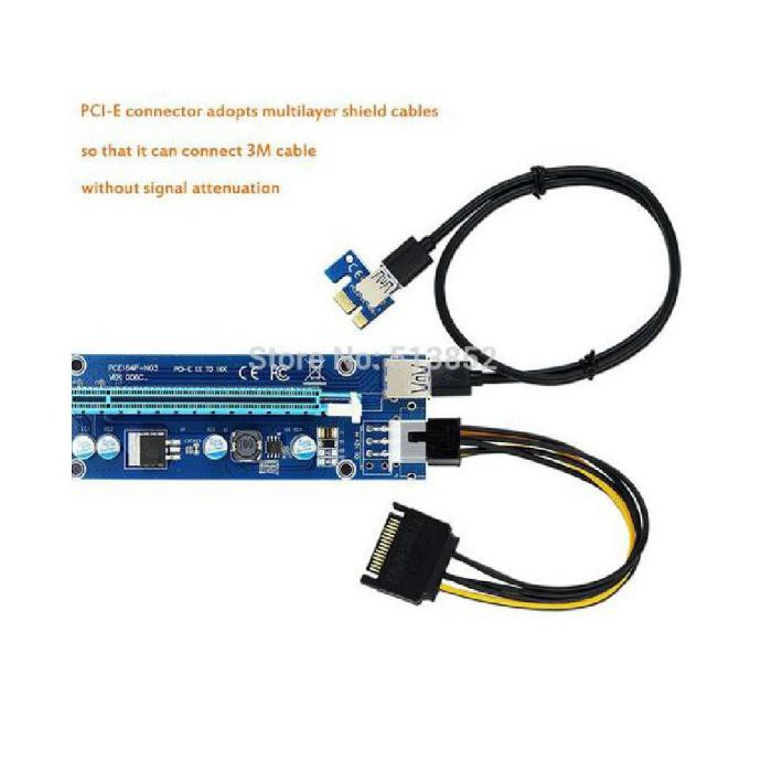 Card Chuyển Đổi 1x Sang 16x Vga Ki149 Usb 3.0 Pci-E Pci 0512