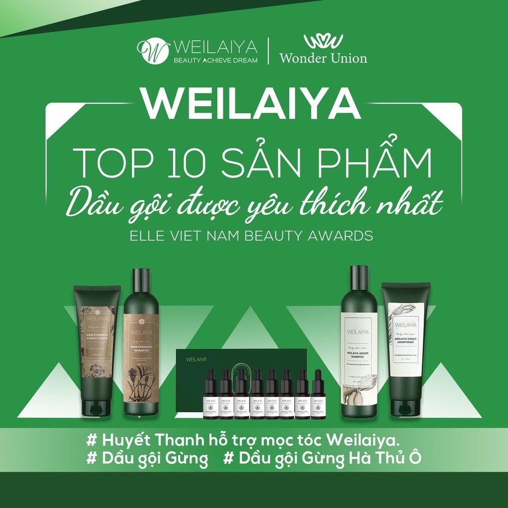 Serum Huyết Thanh Tóc WEILAIYA, Kích Mọc Tóc, Ngăn Ngừa Rụng Tóc, Hiệu Quả Sau 12 Tuần Sử Dụng [SÉT 8 LỌ]