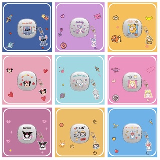 Vỏ Bảo Vệ Hộp Sạc Tai Nghe Baseus Bowie WM02 TWS / Baseus WM02 Bằng TPU Mềm Trong Suốt Họa Tiết Stitch Mickey Đáng Yêu vỏ bảo vệ hộp sạc tai nghe baseus wm02