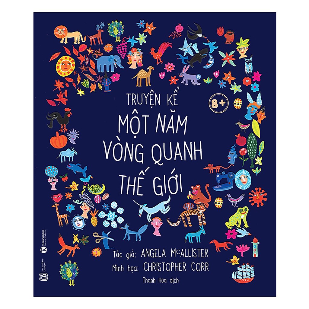 Sách - Truyện Kể Một Năm Vòng Quanh Thế Giới 8+
