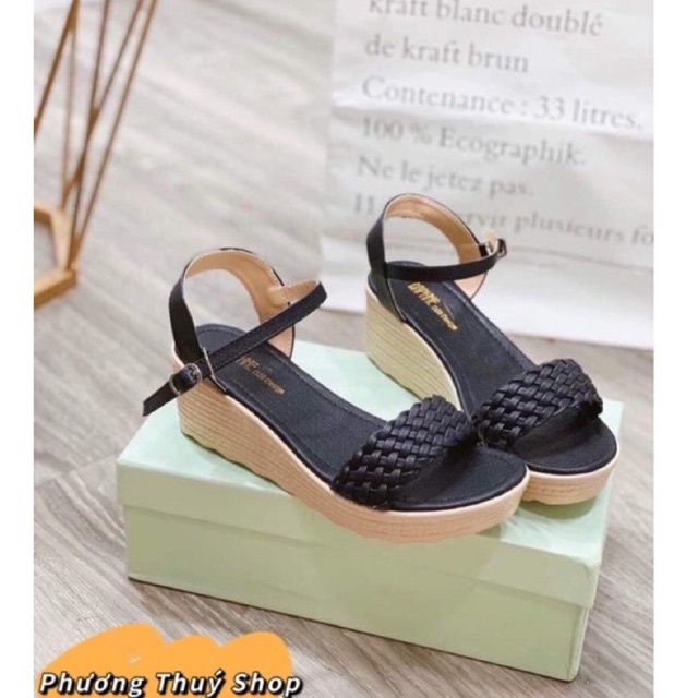 Sandal bính quai hậu đế xuồng 5p