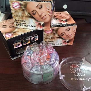 Phấn mắt Kiss Beauty 14 màu