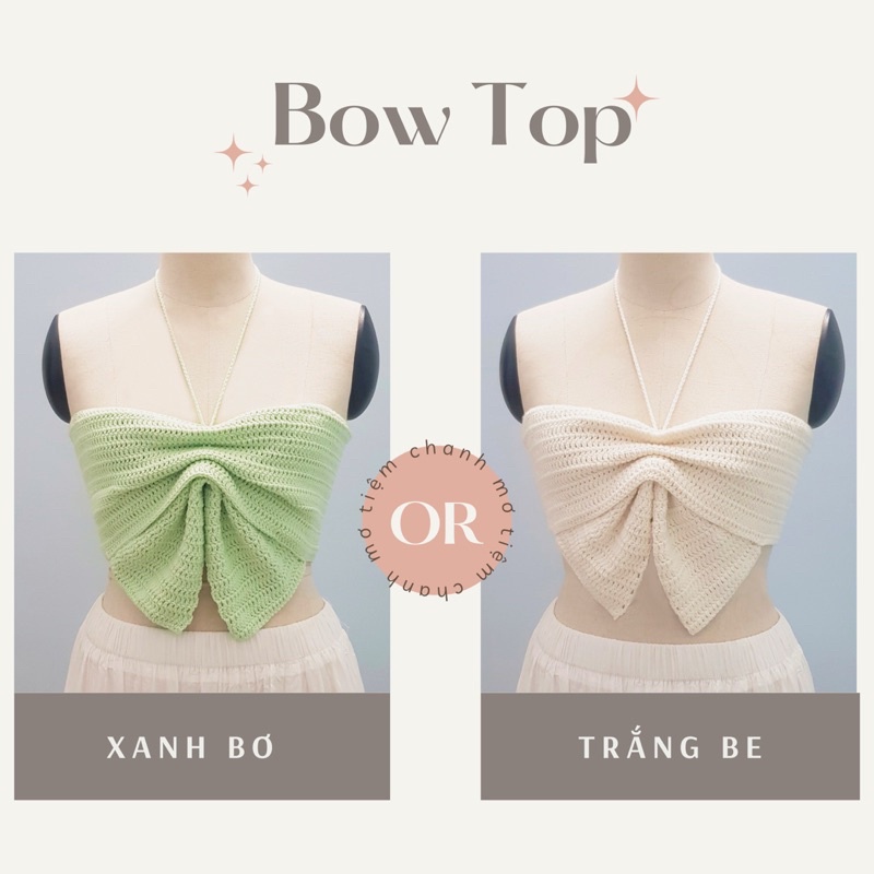 Bow Top - áo len hình chiếc nơ