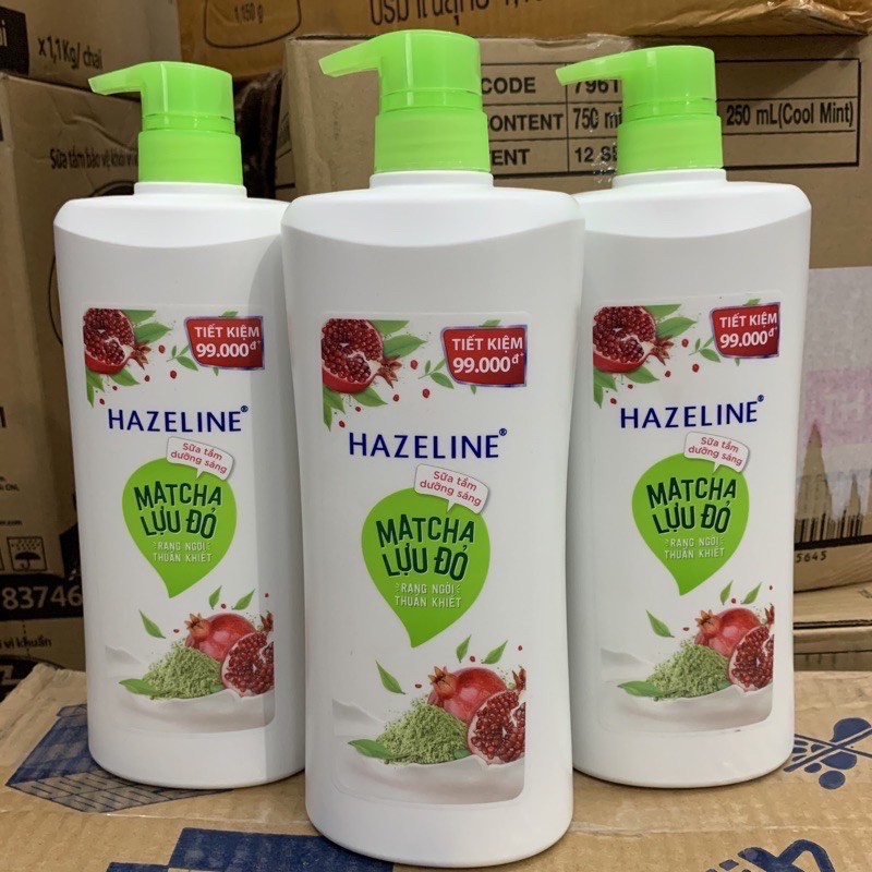 SỮA TẮM DƯỠNG SÁNG DA HAZELINE 900g