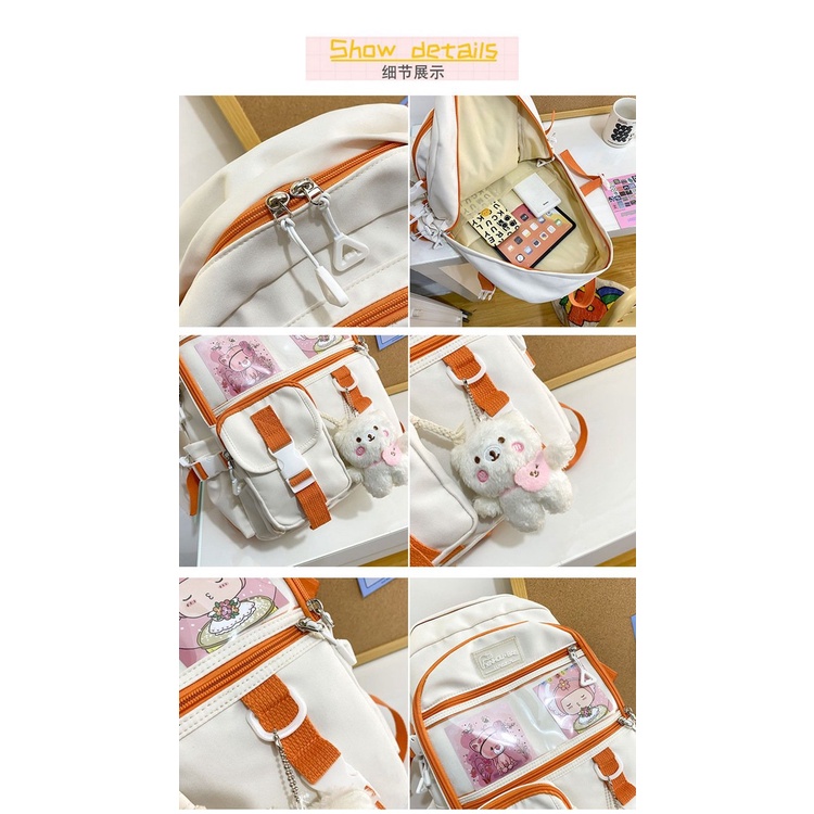 Balo Xinhou-Bag phối màu