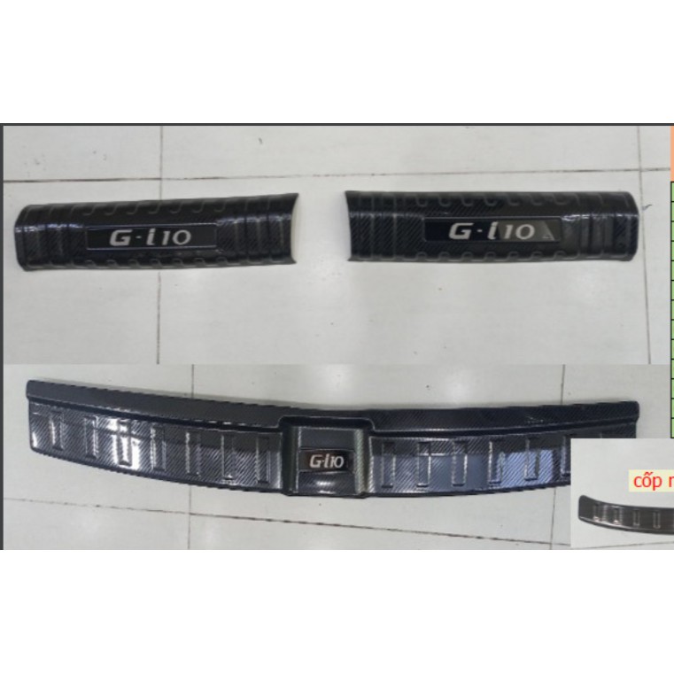 Bộ Chống Trầy Cốp Xe Huyndai I10 2022-2021 Mẫu Titan, Carbon Cao Cấp Nhất Thị Trường