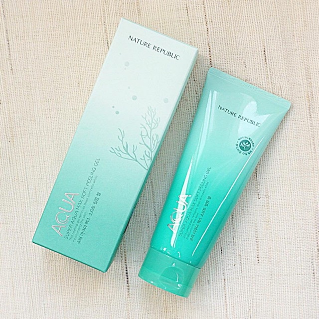 GEL TẨY TẾ BÀO CHẾT DƯỠNG ẨM SÂU #Nature_Republic_Super_Aqua_Max_Soft_Peeling_Gel