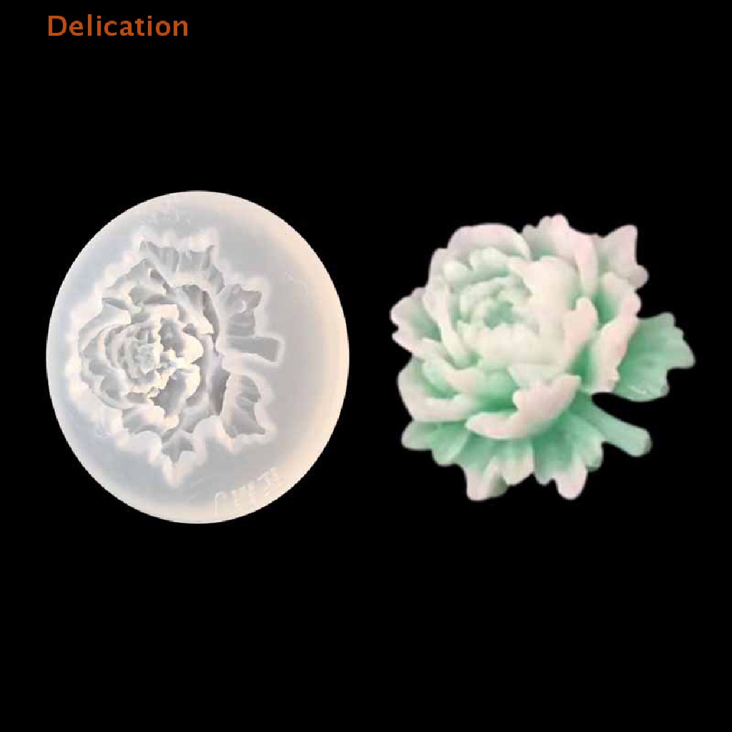Khuôn Silicone Tạo Hình Hoa Nở 3D Trang Trí Bánh Kem / Xà Phòng 4 Kiểu Tùy Chọn