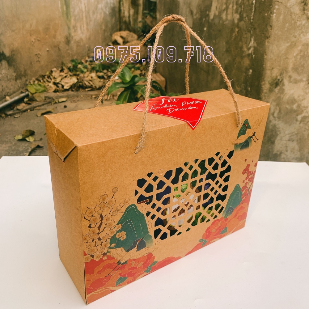 Hộp Quà Tết Biếu Sếp Biếu Ông Bà Biếu Bố Mẹ Đẹp Sang Cao Cấp QT13 | BigBuy360 - bigbuy360.vn