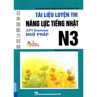 Sách - Tài Liệu Luyện Thi Năng Lực Tiếng Nhật N3 - Ngữ Pháp