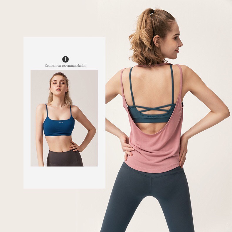 Áo thun thể thao nữ tanktop tập gym tập yoga áo thun ba lỗ nữ đồ tập nữ giá rẻ