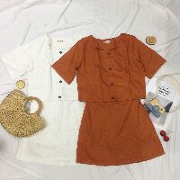 SET LINEN CỔ U ✔Kèm 100% ảnh thật✔