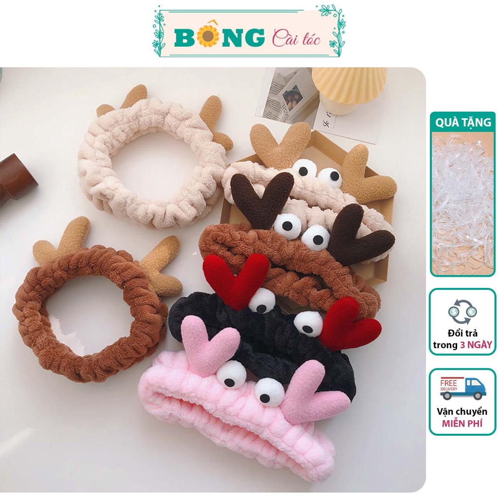 Băng đô rửa mặt hình cua màu sắc pastel phong cách Hàn Quốc BD60 - Bờm tóc BÔNG Cài Tóc