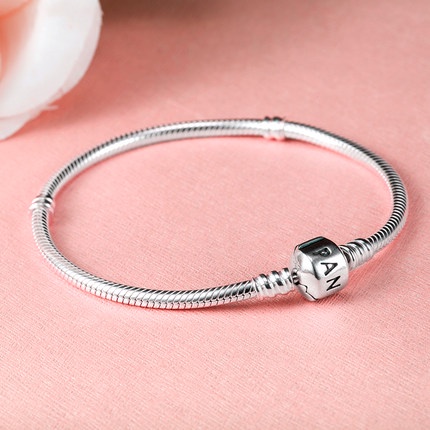 Vòng tay Pandora Moments Snake Chain Bracelet Fullbox PAN5004 - Bạc S925 cao cấp