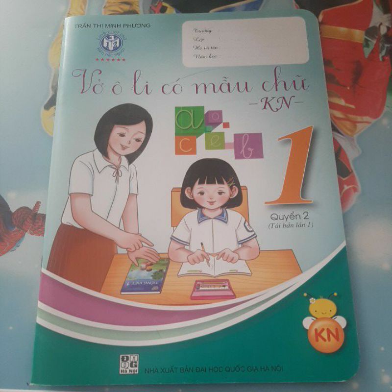 vở ôly có mẫu chữ