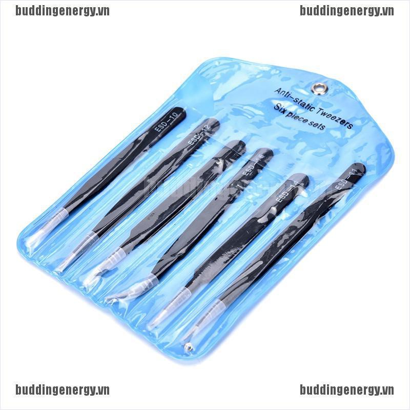 Bộ 6 Dụng Cụ Bằng Thép Không Gỉ Chống Tĩnh Điện An Toàn Tiện Lợi