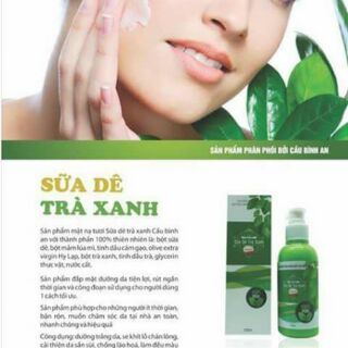 Mặt nạ sữa dê trà xanh cầu bình an