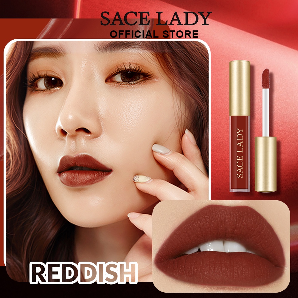 SACE LADY 3 cây Matte Son Môi Bộ Trang Điểm son Môi lì mini chống thấm nước 1.8ml*3
