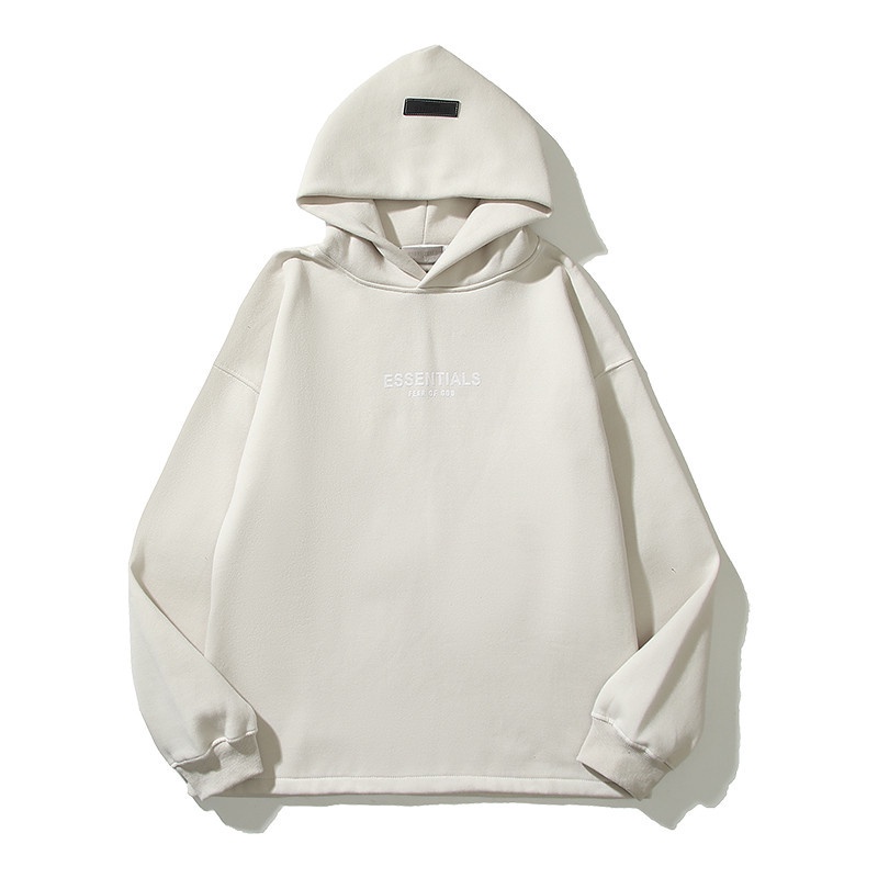 Hàng Bán Chạy Áo Khoác Hoodie Cotton In Chữ Flocked Plus Size Unisex