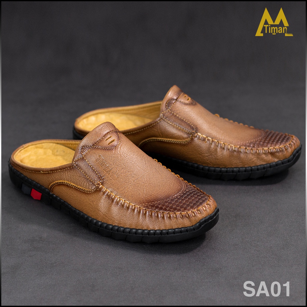 Giày bít mũi nam TIMAN SA01 êm chân thời trang nam tính bảo hành 5 năm | BigBuy360 - bigbuy360.vn