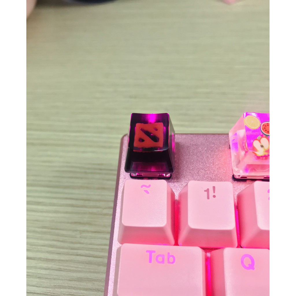 Keycap Dota 2 xuyên led - Nút bàn phím trang trí bàn phím cơ gaming