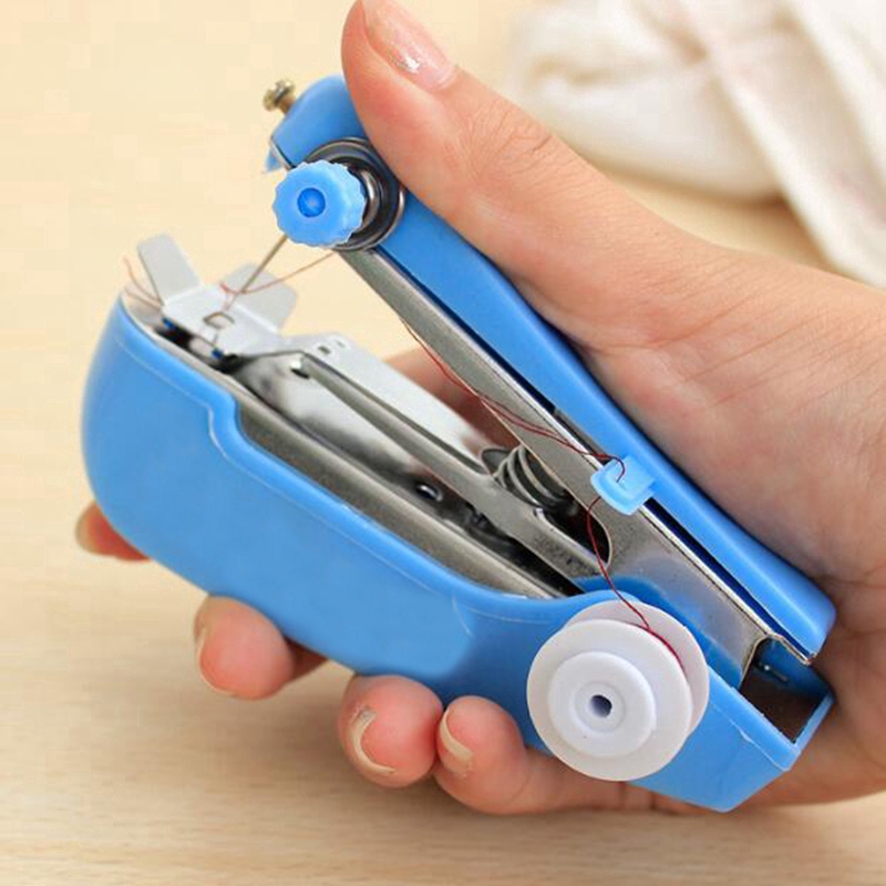 Mini Portable Multifunctional Sewing Set Useful Handheld Sewing Machine Set Household