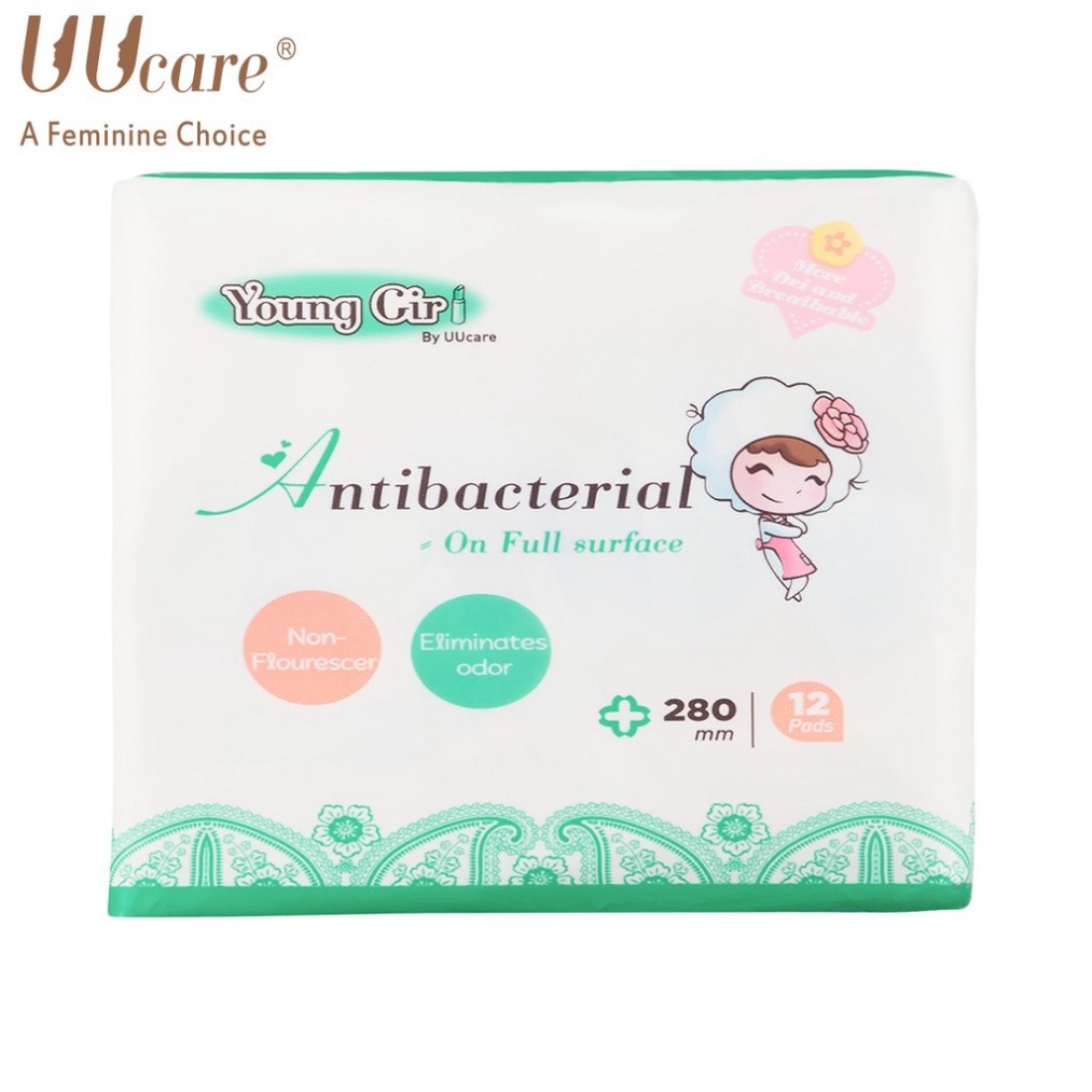 Băng vệ sinh ban ngày và đêm 28cm  UUcare Singapore Young Girl UC004