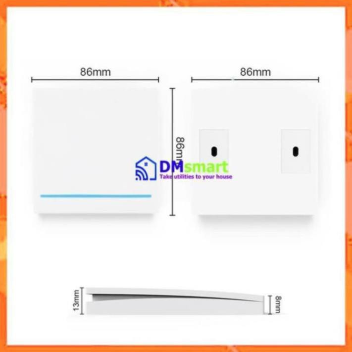 Remote Điều Khiển Từ Xa Dán Tường RF 433MHz Cho Nhà Thông Minh