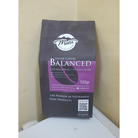 Cà phê Bột pha phin Balance gói 500g đậm vị