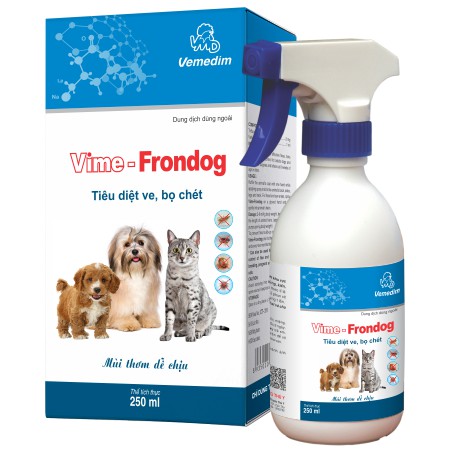 Tiêu Diệt Ve Bọ Chét Chó Mèo - Vime Frondog - Dạng Xịt