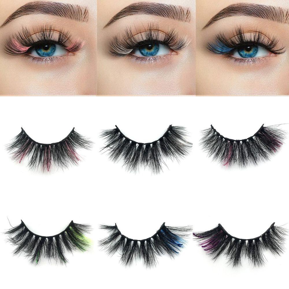 Hộp Lông Mi Giả 18MM Nhiều Màu Sắc Lấp Lánh