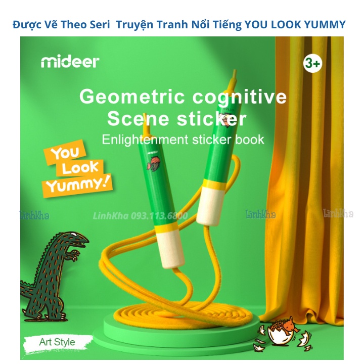 Đồ Chơi Vận Động Dây Nhảy Thể Dục Cho Bé Từ 3 Tuổi Đóng Gói Túi Vải - Mideer Jump Rope You Look Yummy MD0181