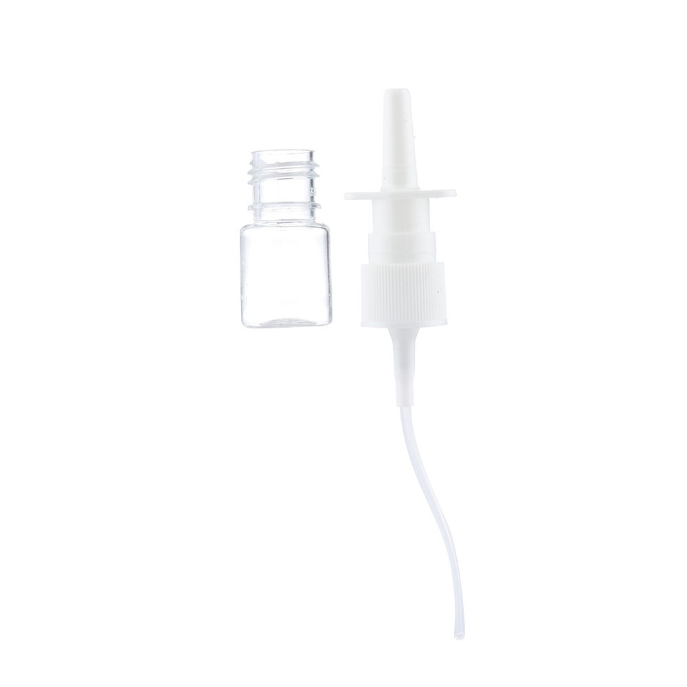 『BSUNS』 New Empty Plastic Bottles Nose Medical Packaging Nasal Spray Pump White Health Refillable Mist Sprayer