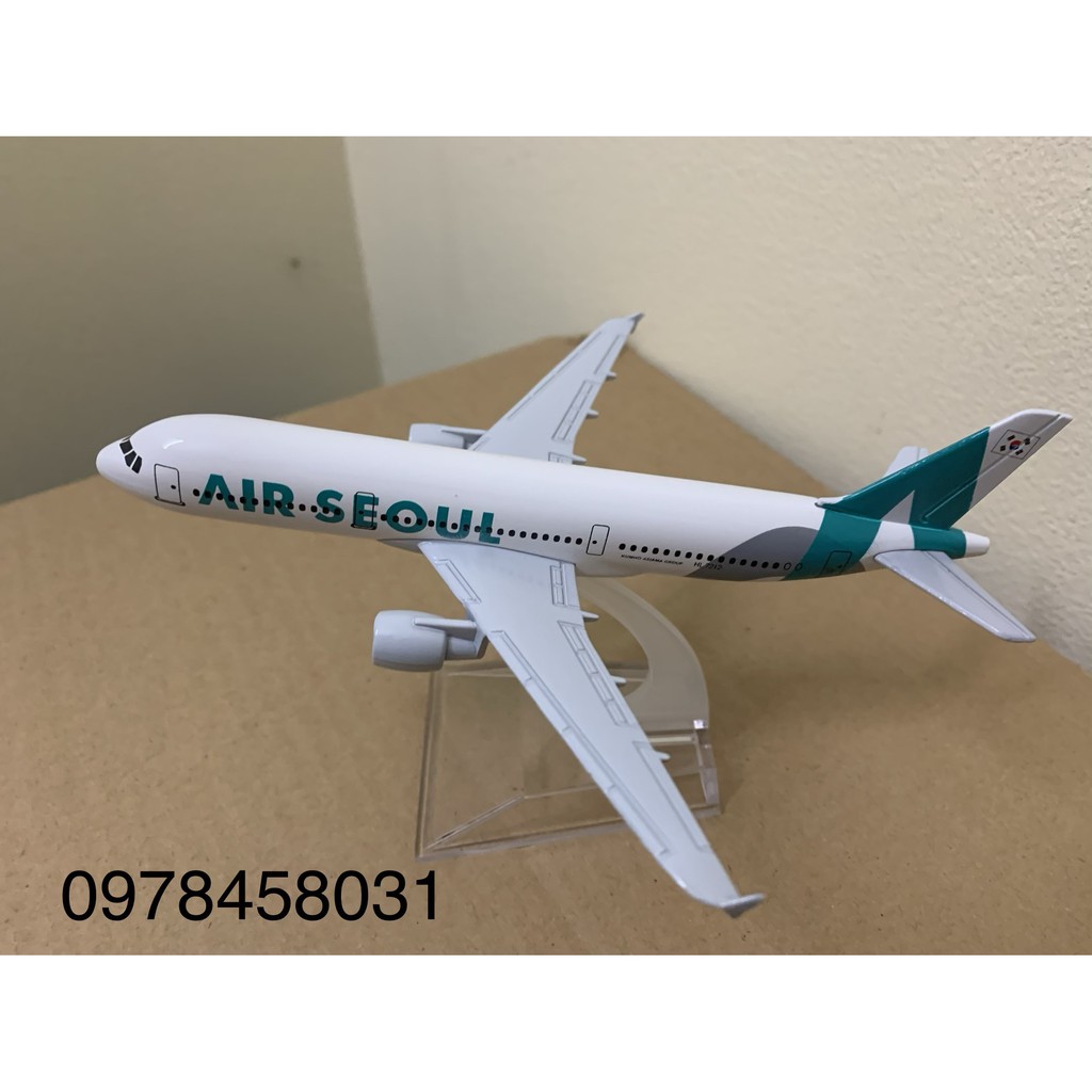 Mô hình máy bay Seoul Airlines 16cm