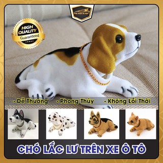 Chó lắc lư trên xe hơi - Trang trí taplo ô tô, chó gật gù, lúc lắc
