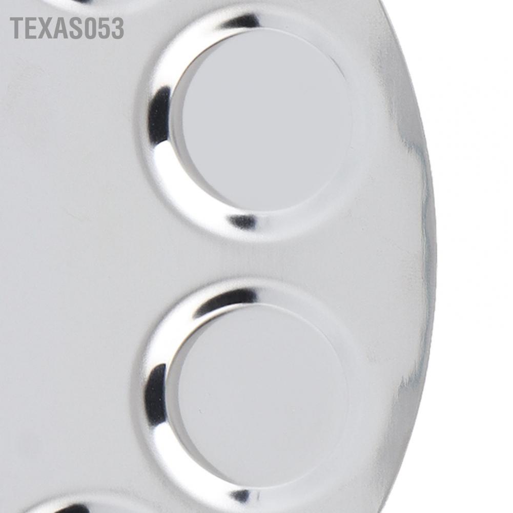 [Hàng mới về] Bảng pha màu son môi/ bột màu/ mỹ phẩm trang điểm bằng thép không gỉ kèm thìa