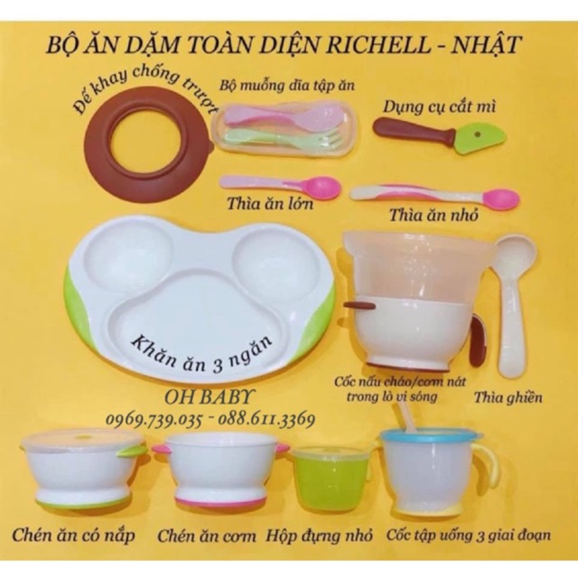 BỘ ĂN DẶM TOÀN DIỆN RICHELL