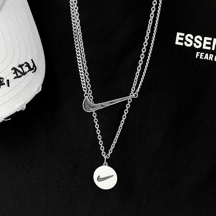 Dây Chuyền Mặt Hình Logo Nike Độc Đáo Dành Cho Cặp Đôi-cuppe